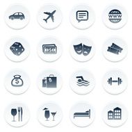 Hotel casino icons