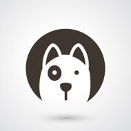 dog icon vector