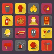 Firefighting Icons Set N3