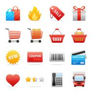 Color Icons - Online Shopping