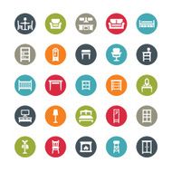 Furniture icons Ringico series