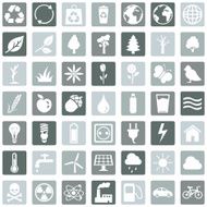 Vector Set of Ecologic Icons N7