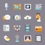 Media Icon Flat