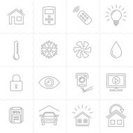 Home Automation Control Systems Icons N2