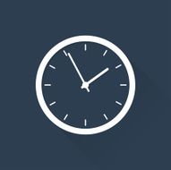 Flat Clock