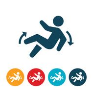 Slip and Fall Icon