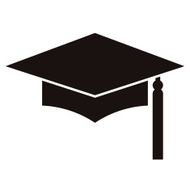 Mortar Board or Graduation Cap Education symbol N2