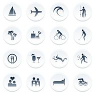 Activity holiday icons