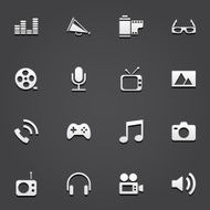 Multimedia icons N13