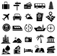 Travel icon set N18