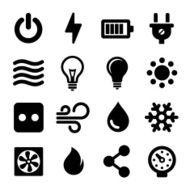 Electric Icons Set