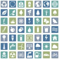 Vector Set of Ecologic Icons N8