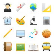 Color Icons - Education N2