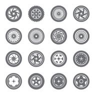 Set of wheel rims