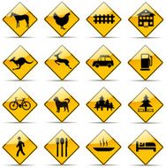 nature travel icons