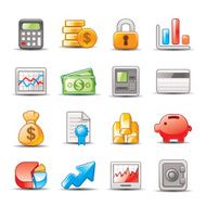 Business and finance icons N39