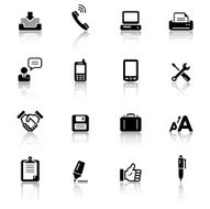 Business &amp; Office Icons set N2