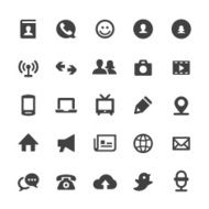 Communication Icons Set - Smart Series