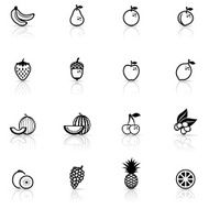 Icon Set Fruits