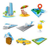 Travel icon set N19