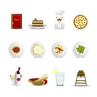 Italian Restaurant Icons