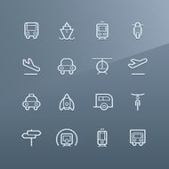 Vehicle icons - Linea series