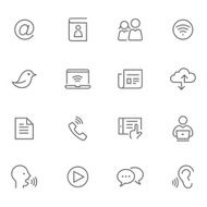 Icon Set Communication N4