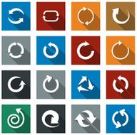 Flat arrow icons N3
