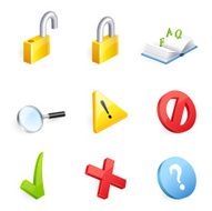Internet icons - 3D series