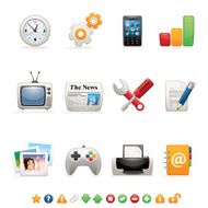 Website &amp; Internet Icons 2 - Curvy Series