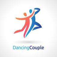 Dancing Couple Vector Symbol