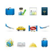 Airplane Travel Icons