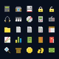 Vector Pixel Art Icons Set 2