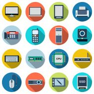 Modern electronic icons N2