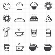 Bakery and drink icons N3