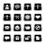 Supergloss Black Icons - Web N2