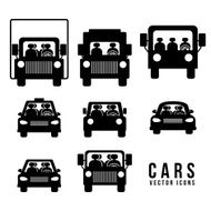 Parking design over white background vector illustration
