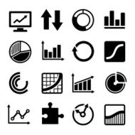 Business Diagram and Infographic Icons Set