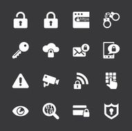 Security Icons - White Series
