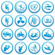 Round activity icons