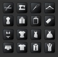garment and fashion button set N2