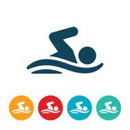 Person Swimming Icon