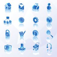 Website and internet icons N16