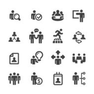 Human Resource Business and Strategy Icons - Acme Series N2