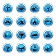 Blue Icons - Christian