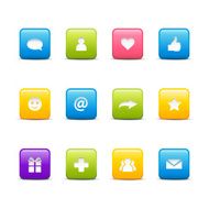 Simple Social Icon Buttons