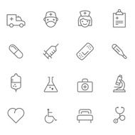 Icon Set Medicine items