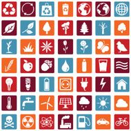 Vector Set of Ecologic Icons N9