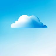 Cloud vector background N2