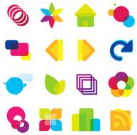 Colorful web elements